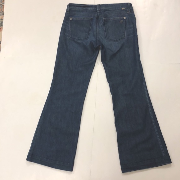 DL1961 29 Blue Jeans Melissa Wide Leg Surf 5 Pocket Zipper Excellent Condition - Picture 10 of 12